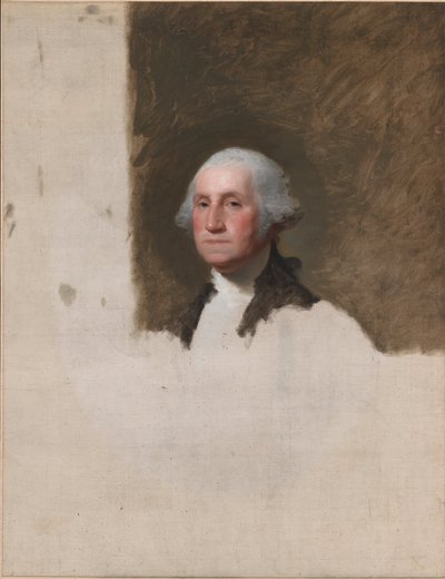 ジョージ・ワシントン（アテナエウムの肖像） 作： Gilbert Stuart